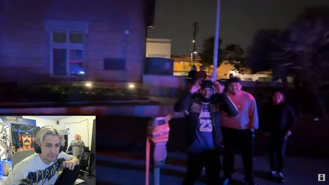 Guy shouts out xQc after car chase