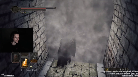 XQC ONE SHOTS A BOSS IN DARK SOULS 2 EZ Clap