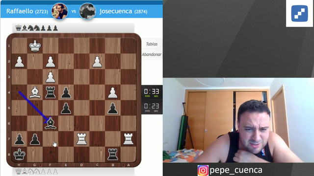 Pepe plays chess