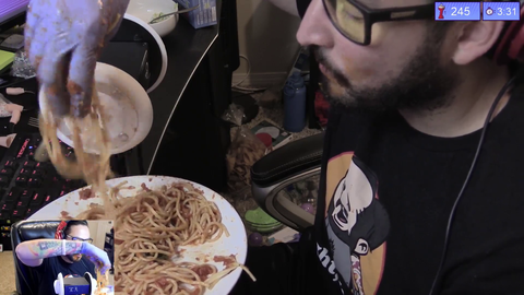James cleans up for chat (Warning: ASMR)