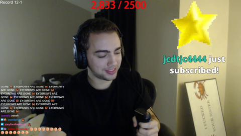 Mizkif gets over 4k dollars to shave his eyebrows.