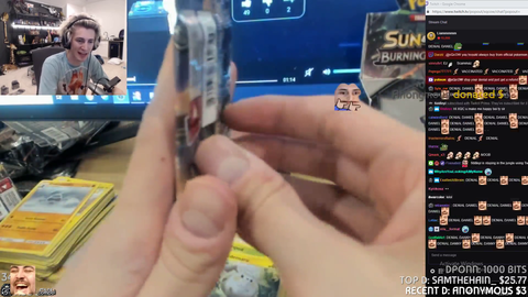 xQc bought $100s in resealed pokemon packs