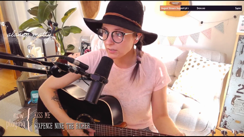 A music streamer's poorly timed burp