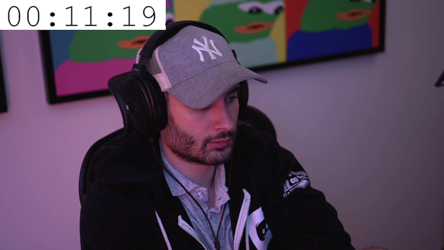NymN Timing himself to see how long he can go without talking about Forsen.