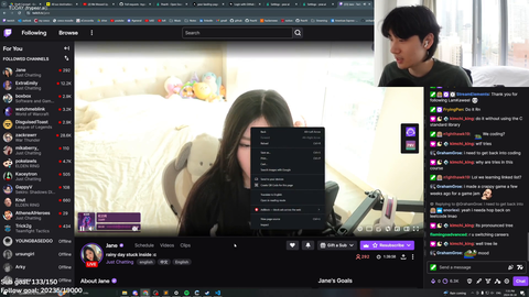 "Let's see what ExtraEmily's doing..."