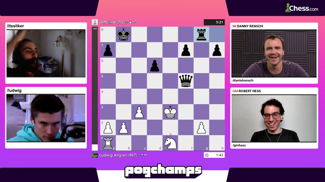 Sliker losing his mind during match vs Lugwig