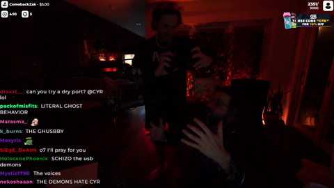 Demons play a trick on Cyr