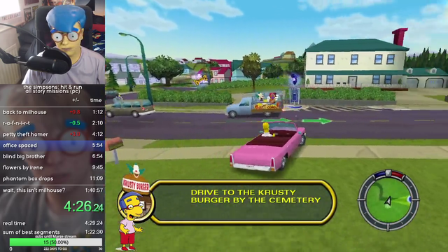 Streamer dresses up as Milhouse and makes undecipherable noises