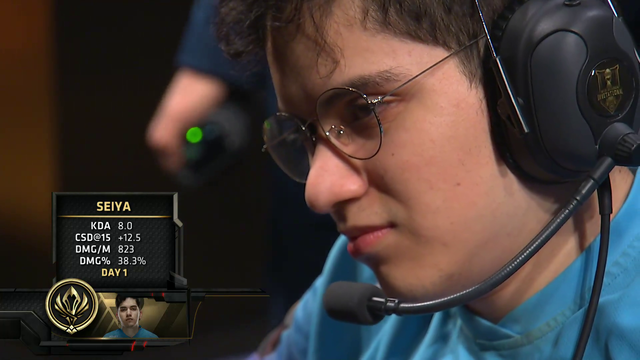 League of Legends player takes a sip