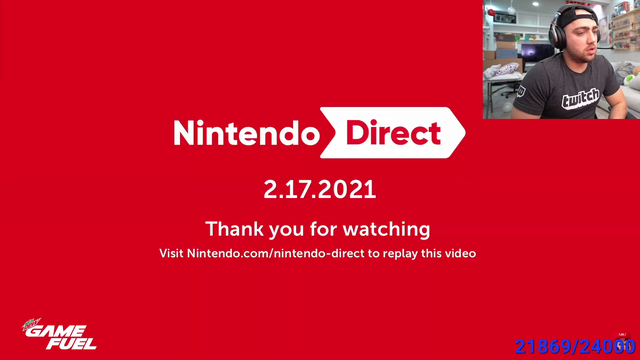 Nintendo stock price after Nintendo direct event