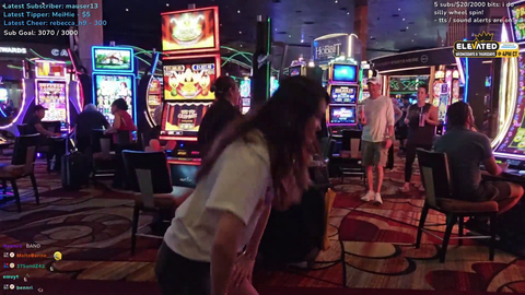 Extra emily "twerking" in a las vegas casino