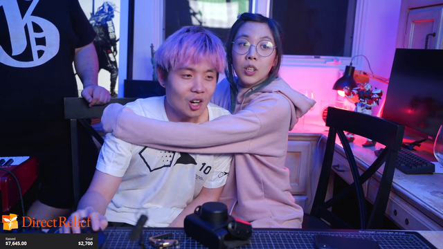 Albert is restrained