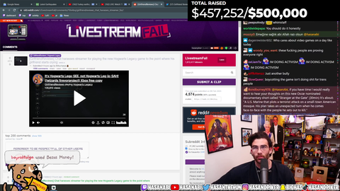 Hasan on why he isn't playing Hogwarts Legacy