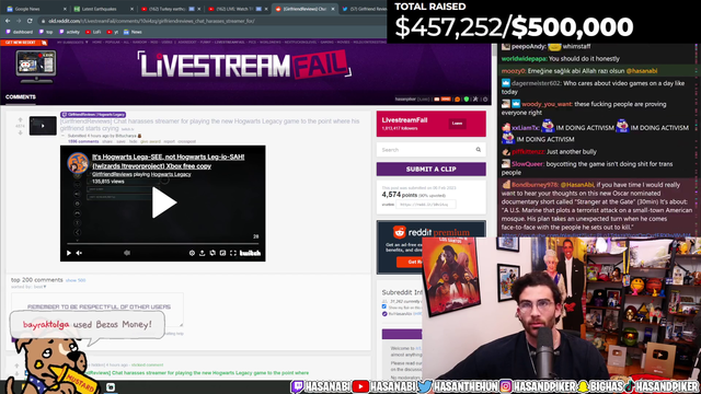 Hasan on why he isn't playing Hogwarts Legacy
