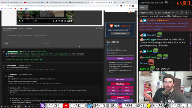 Hasan's take on reason XQC joined H3 debate