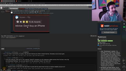 Forsen is now the face of Reddit