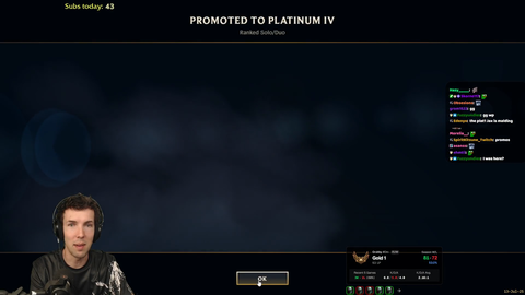 Grubby goes from Bronze III to Plat IV in around 150 lifetime ranked games
