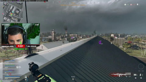Nickmercs house gets struck by Lightning mid-game