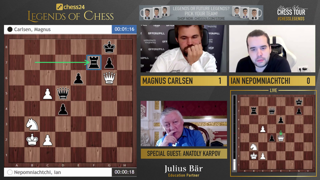 russian super GM finds a solution against EL MAGNITO