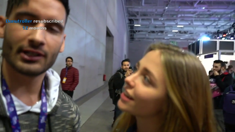 Nymn gets licked