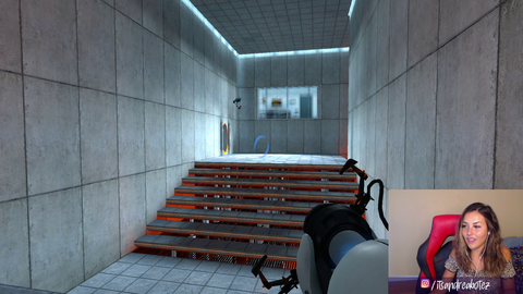 Andrea figures out how portals work