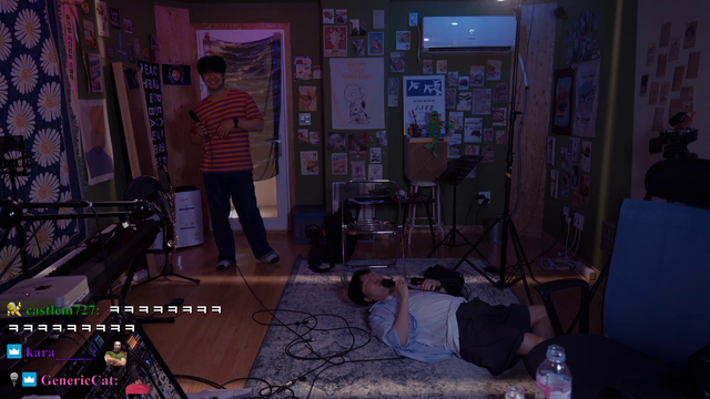 Charming Jo fell down