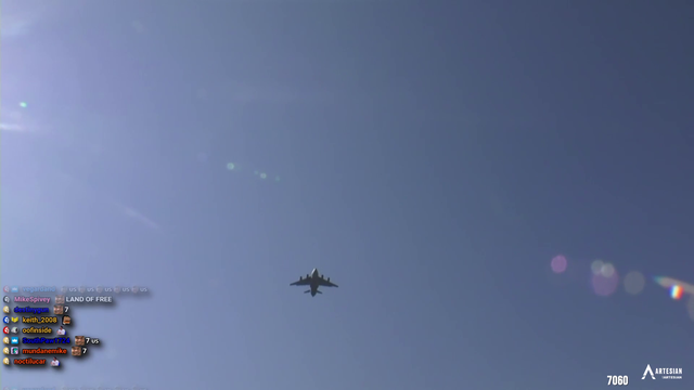 Enemy AC-130 dropping EMP on Esfand's stream