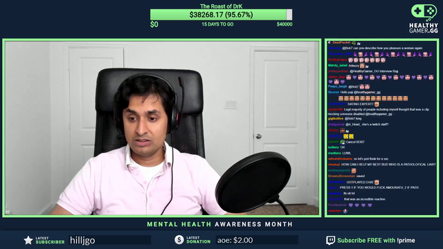 Dr. K learns about RajjPatel for the first time