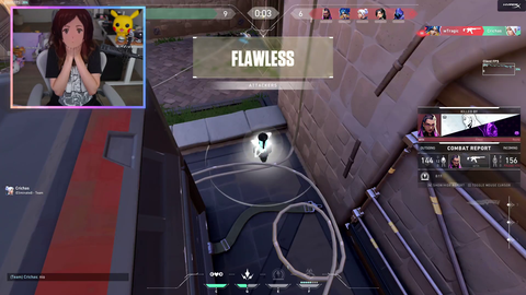 Poki's teammates shit talk her while she carries them, thinking she is on the enemy team. Depressing.