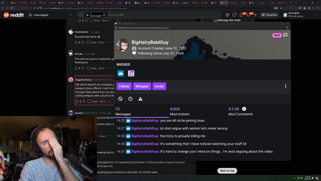 Asmon Bans Viewer and Calls Him a "shit talking r******" Over a Mild Disagreement