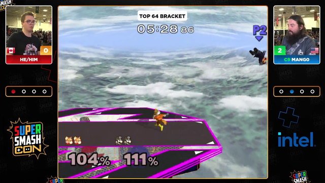 mang0 swags out on top fox main with doctor mario in bracket