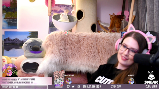 When you have your pets on screen.