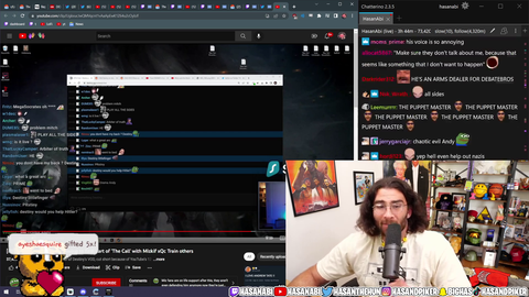 Hasan said he would've killed himself back in the days because of Destiny and his community