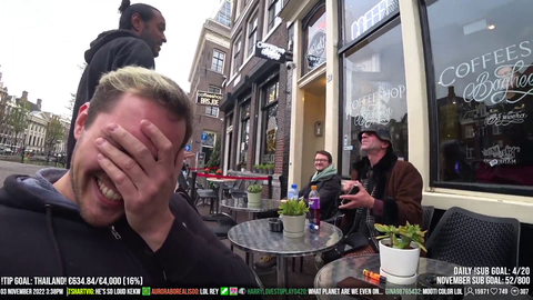 "Alleged former NY mafia member now a homeless tiktokker in Amsterdam"