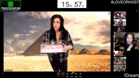 Kaceytron made a cake for George