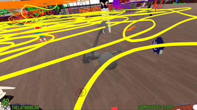 Alien inVRchat break dances