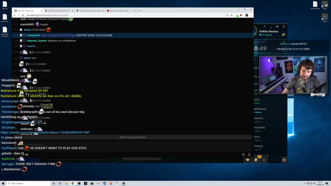 Destiny reads a Twitch endorsed tweet