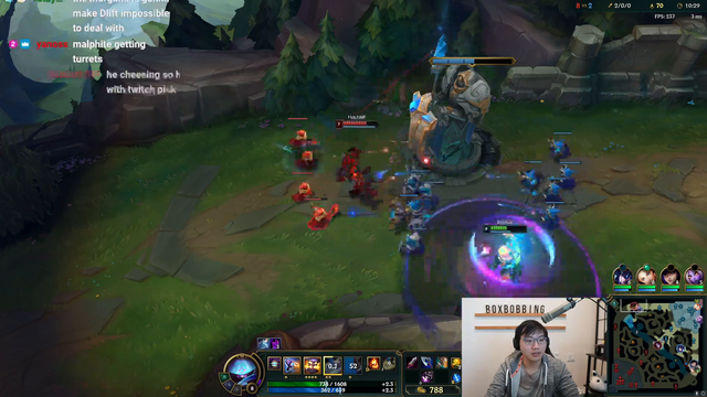 Boxbox destroying first time League player HutchMF