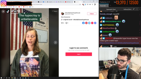 Hasan Watches a Fan TikTok Page
