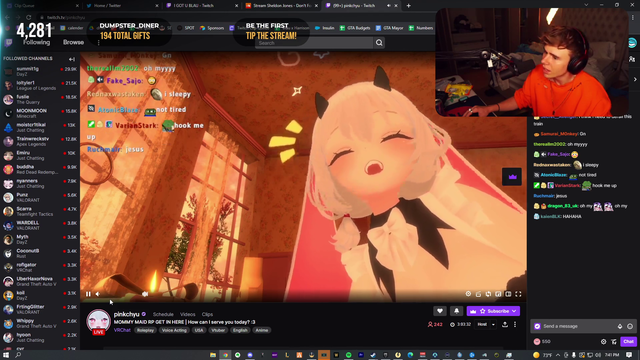 Blaustoise reacts to Pinkchyu Mommy RP