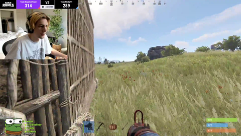 Twitch rival rust server is going well...