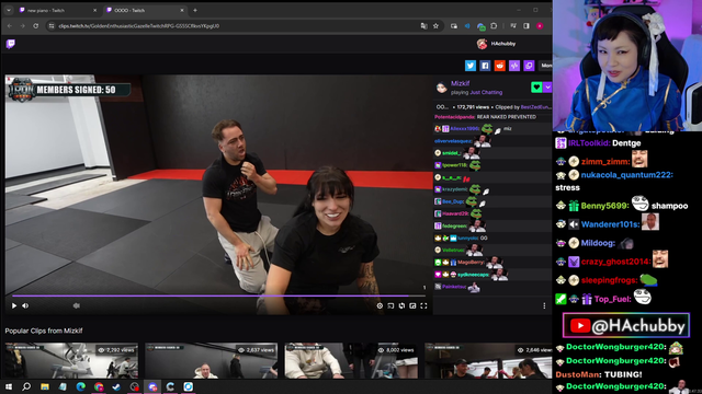 Hachu rates the best haircut on twitch