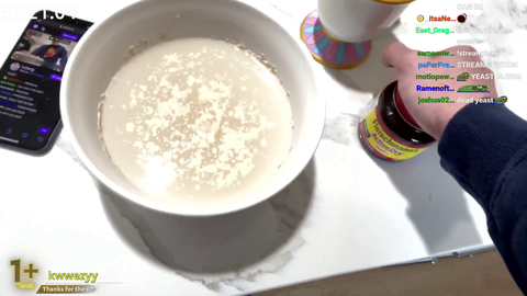 Slime waking up the yeast