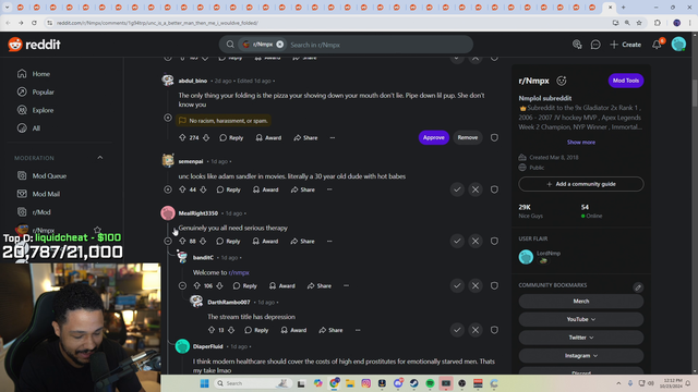nmp called hasan's ideas extreme and gets a msg from him