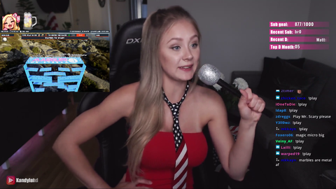 Kandyland counts down to the beginning of her marbles game