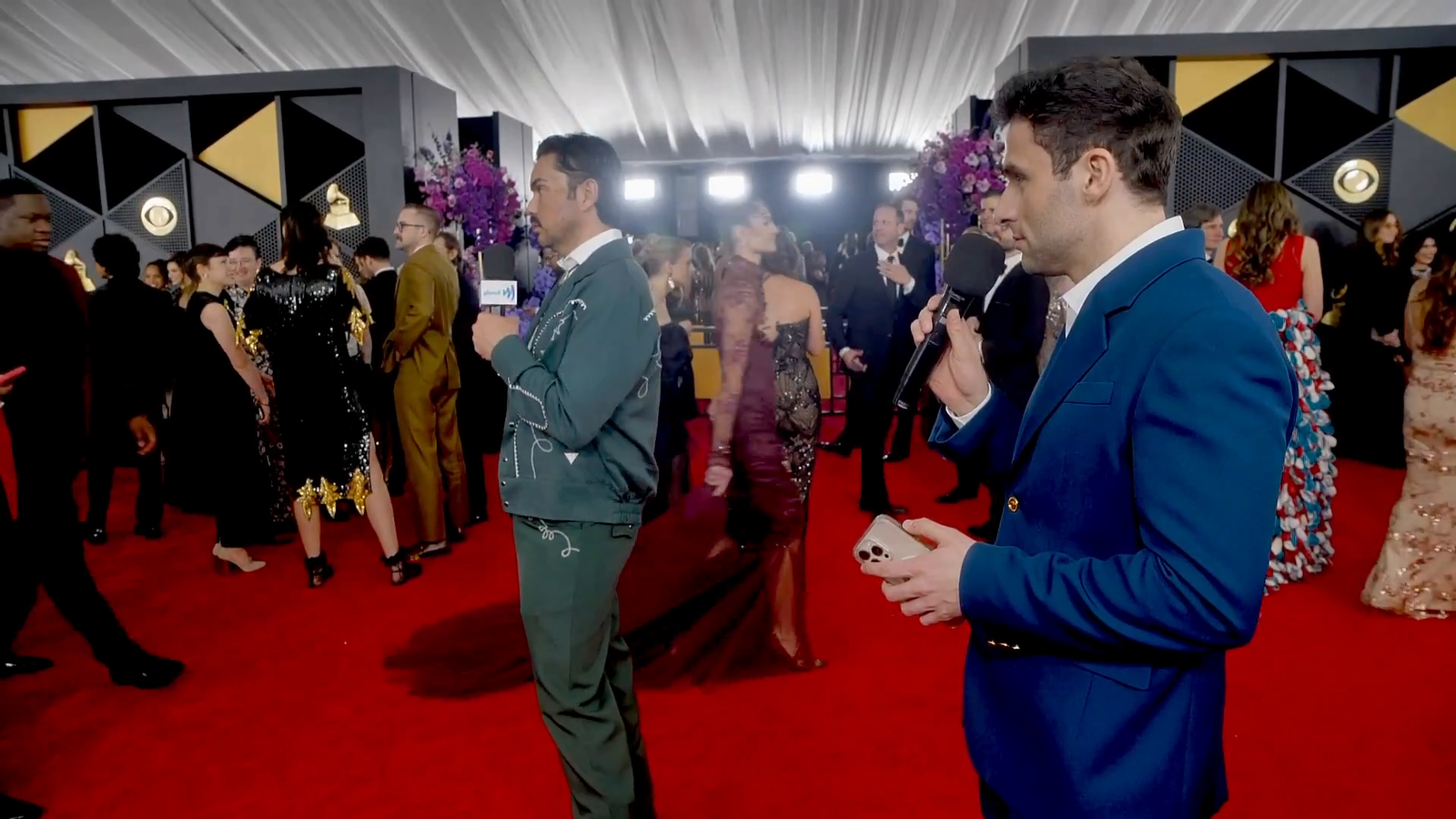 Don Lemon Walking the Red Carpet at the Grammy's