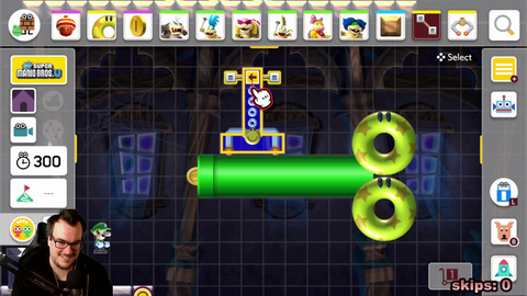 Mario Maker 2 streamer BarbarousKing comes up with the most genius level idea