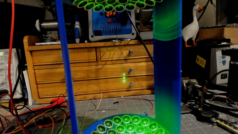Floating alchol droplets with Acoustic Levitation! (with lasers)