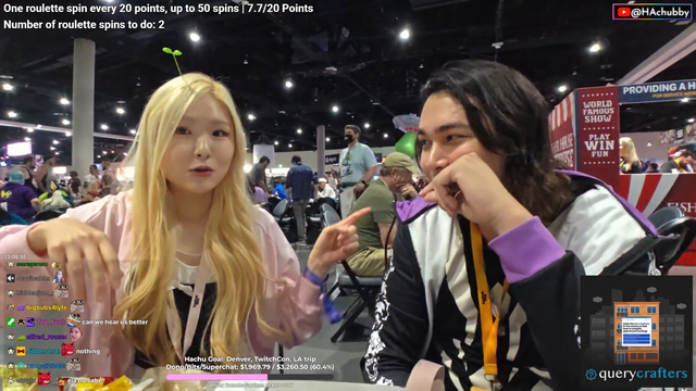 Hachu meets a normal sized human