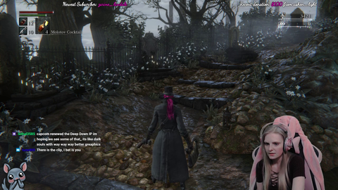 SlipperySuzie (no-hit Dark souls girl) reaction to Soda.